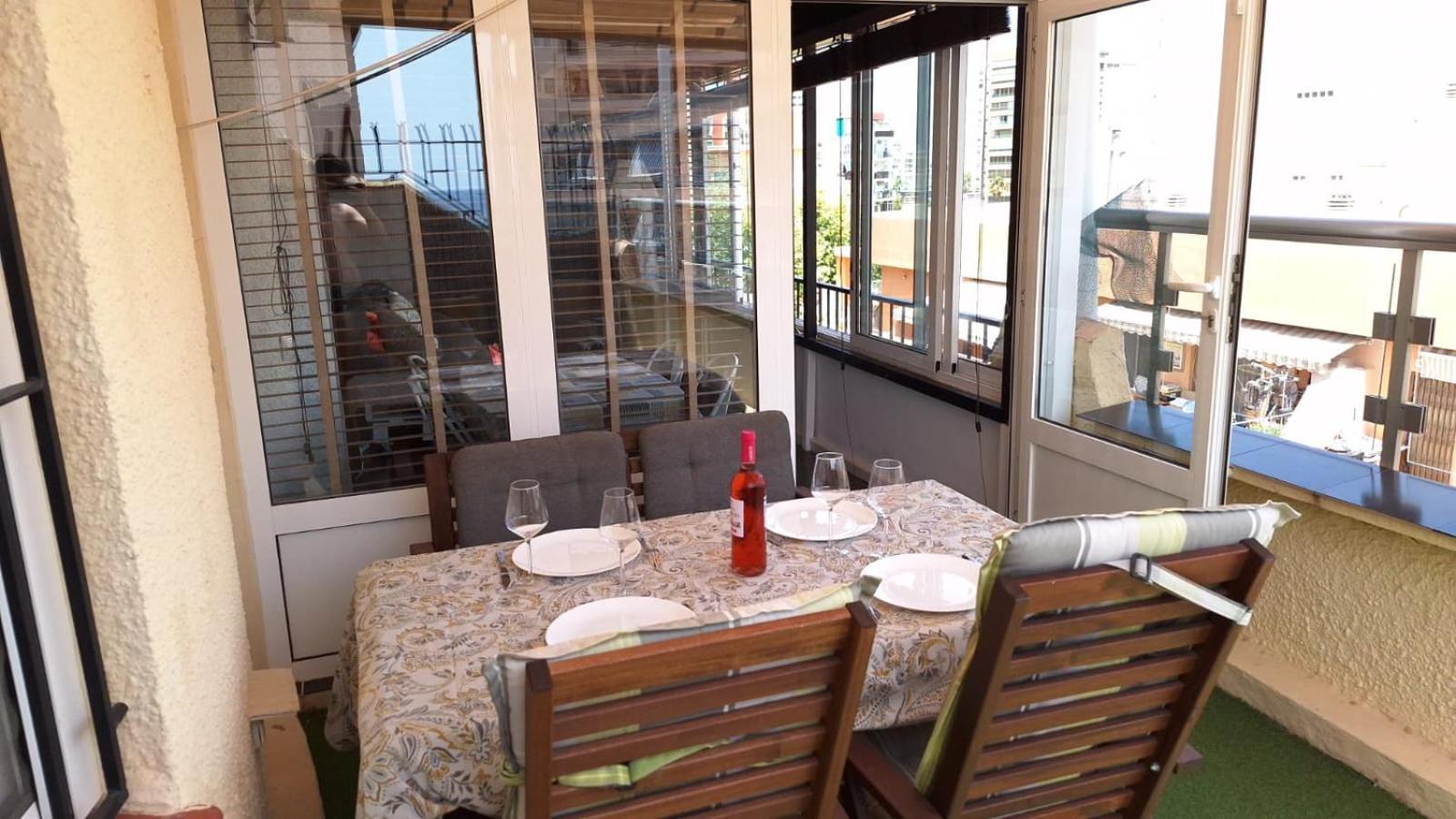 Atico Centrico, 50M De La Playa, Vista Al Mar, Wifi Fibra, Gran Terraza Daire Calp Dış mekan fotoğraf